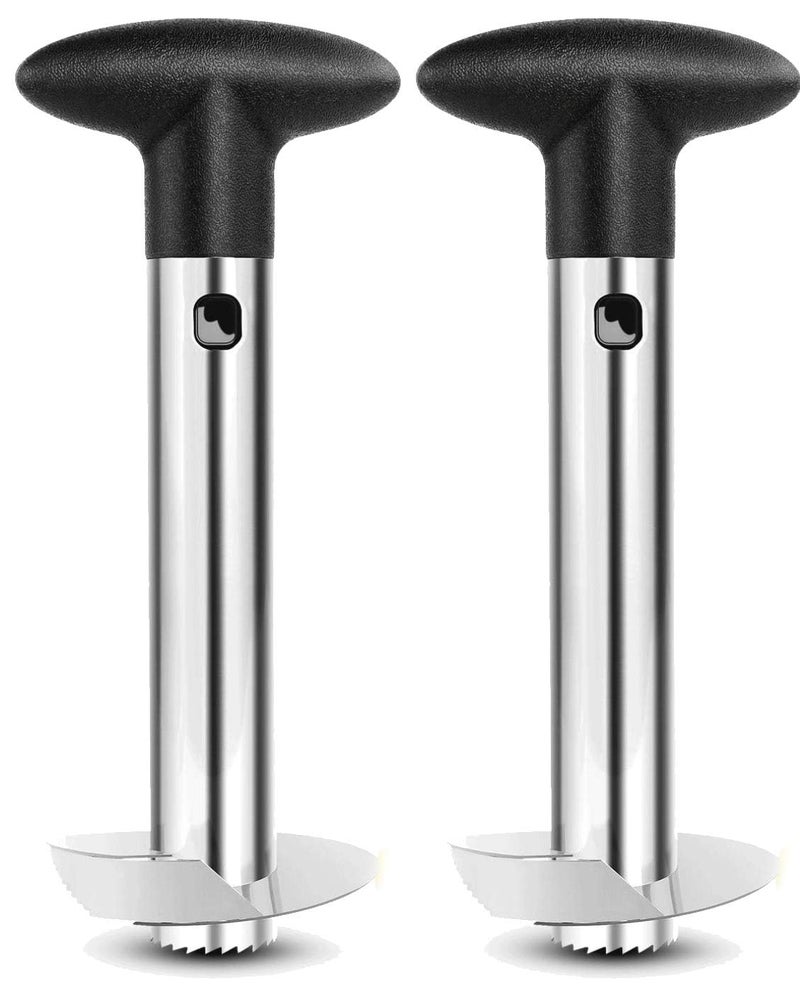Bright Kitchen 2 Pack Pineapple Slicers Corer Tools Stainless Steel Remove Peel Cut - Image 1